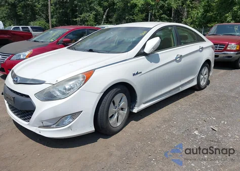 2013 Hyundai Sonata Hybrid from USA, damaged, VIN KMHEC4A44DA098631